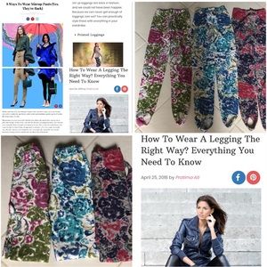 VINTAGE &FLOWERS SUMMER STIRUP LEGGINGS